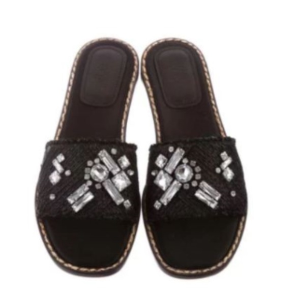 Creatures of the Wind Shoes - Creatures of the Wind Slide Sandal Black Size 38